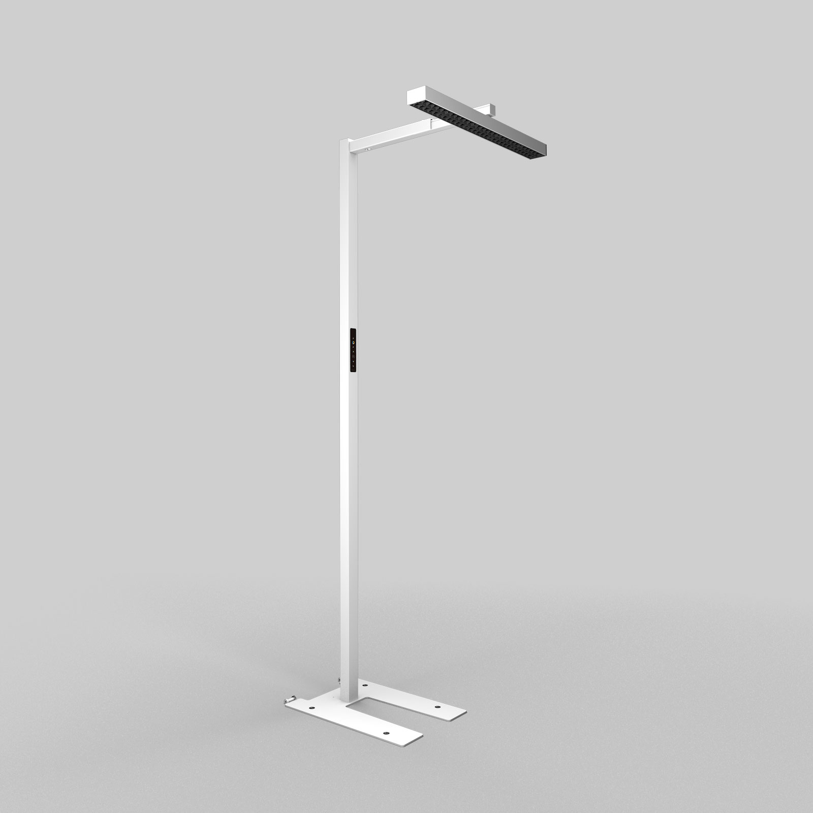 LIGHT – Intelligente Bürolampe für höhenverstellbar Tische – Stehlampe