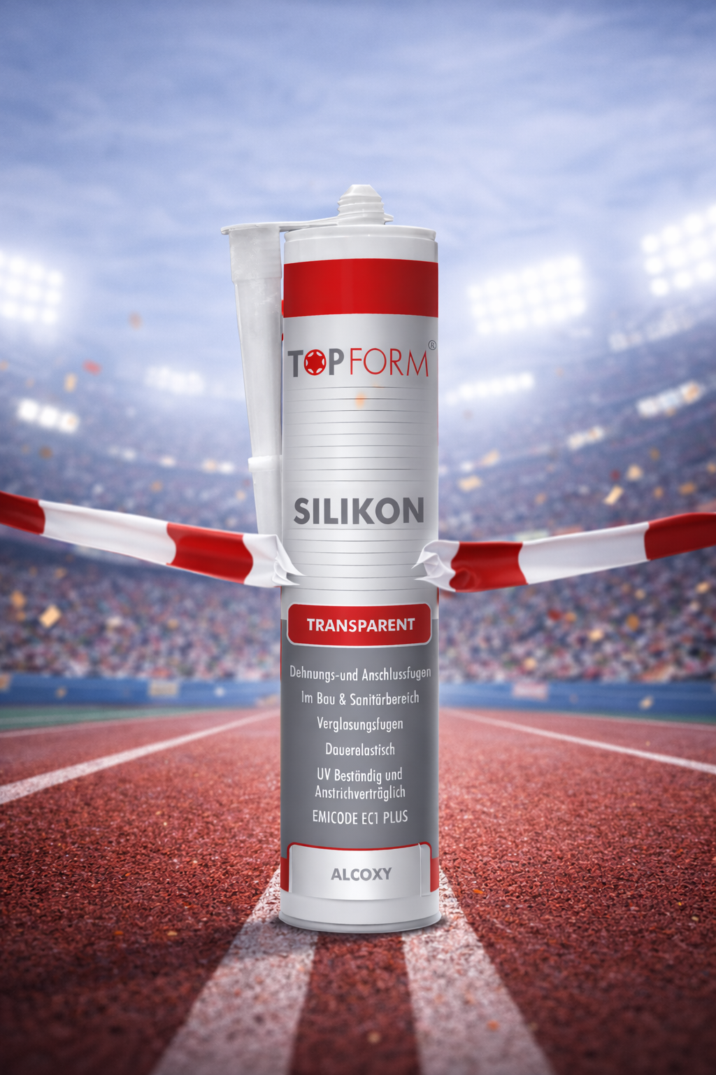 TOPFORM Silikon im Zieleinlauf
